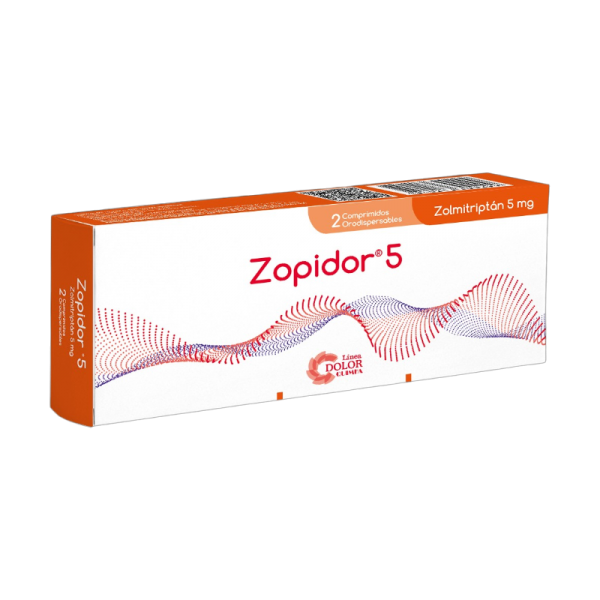 Zopidor Zolmitriptan 5 mg - Cont. 2 Comprimidos