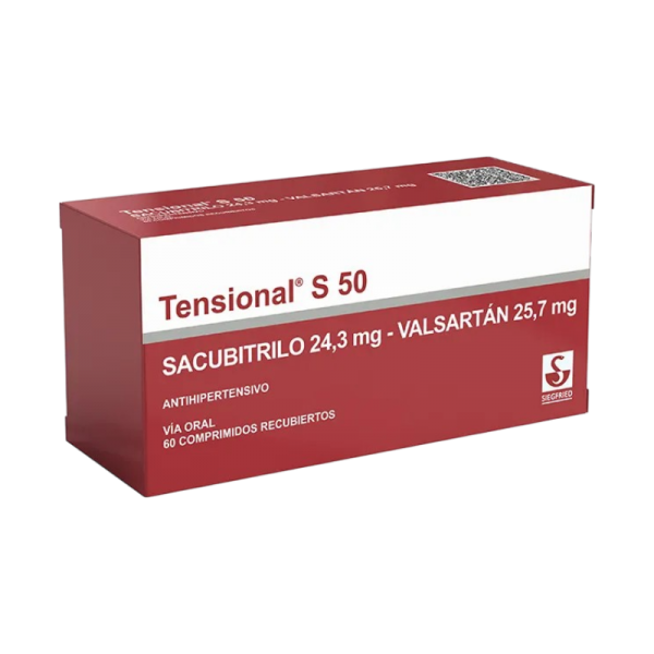 TENSIONAL S 50 MG CJ X 60 COMP