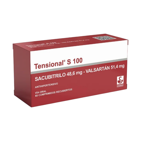TENSIONAL S 100 MG CJ X 60 COMP