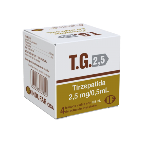 T.G.2.5 MG SOLUCION INYECTABLE 0,5 ML