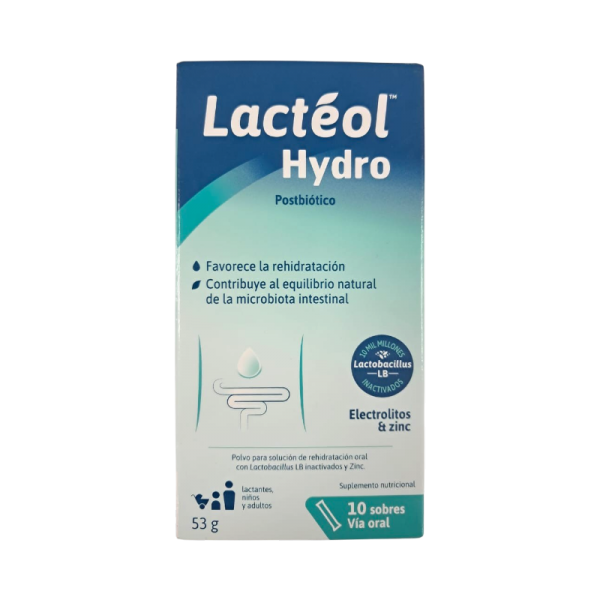 LACTEOL HYDRO X 10 STICKS BEBIBLES