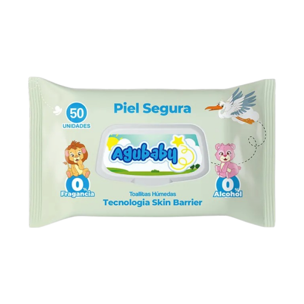 AGUBABY TOALLITA HUMEDA BARRIER 50 UNID.