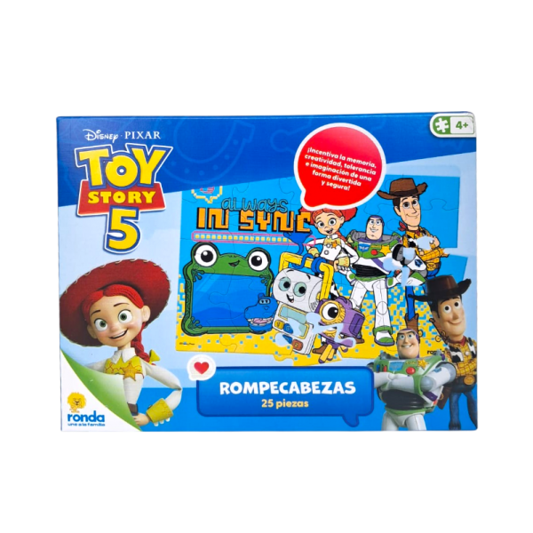 RONDA ROMPECABEZAS 25 PIEZAS TOY STORY 5