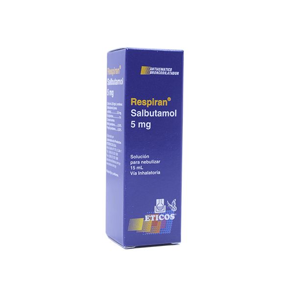 RESPIRAN 5MG SOLUCION PARA NEBULIZAR X 15 ML