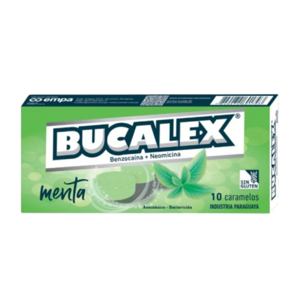 BUCALEX MENTA CARAM CAJA X 10