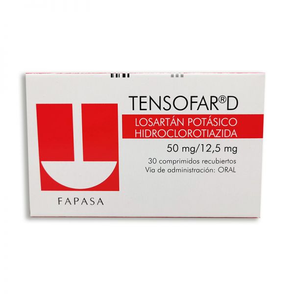 TENSOFAR D 50/12.5MG COMP. CAJA X 30