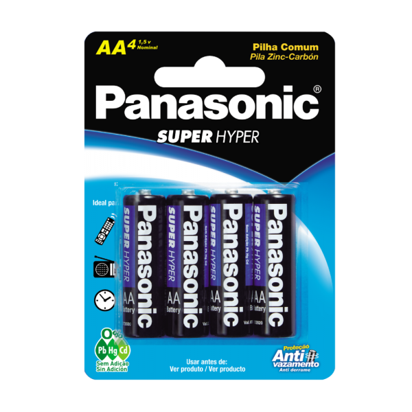 PANASONIC PILA ALCALINA AAA X 4 UNID.