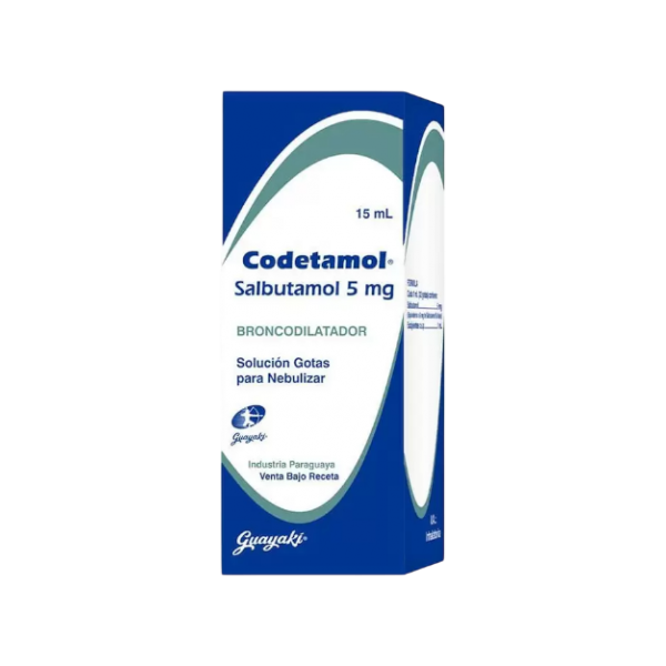 CODETAMOL 5MG NEBUL FRASCO X 15ML