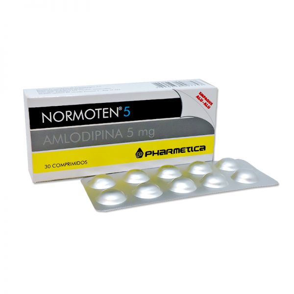 NORMOTEN 5MG TABL. CAJA X 30