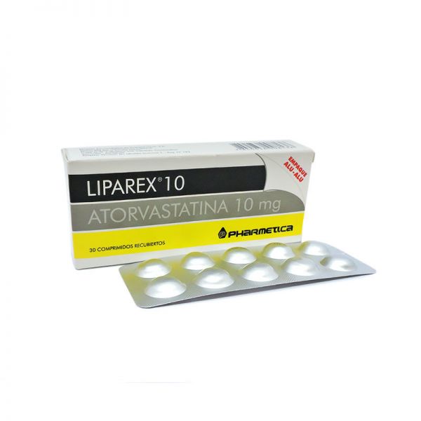 LIPAREX 10MG T-REC CAJA X 30