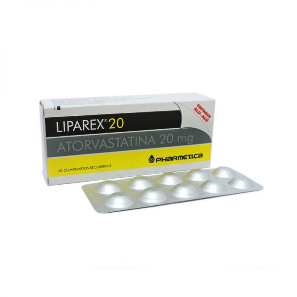 LIPAREX 20MG T-REC CAJA X 30