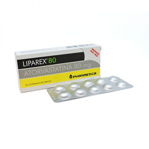 LIPAREX 80MG T-REC CAJA X 30