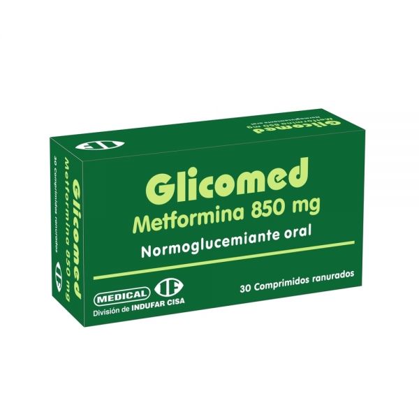 GLICOMED 850MG COMP. CAJA X 30