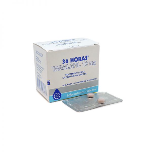 36 HORAS 10 MG TIRA X 2 COMPRIMID