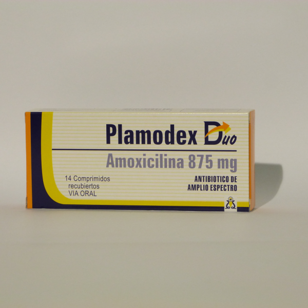 PLAMODEX DUO 875MG COMP. CAJA X 14