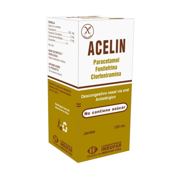 ACELIN 2MG JARAB FRASCO X 120ML