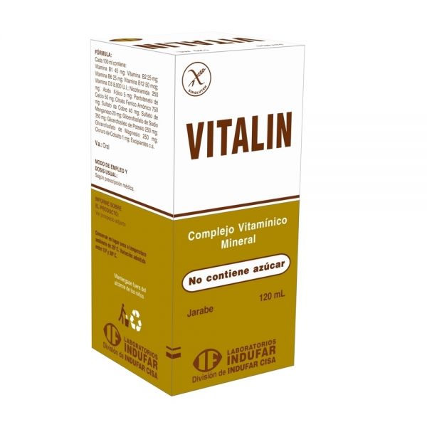 VITALIN 250MG JARAB FRASCO X 240ML
