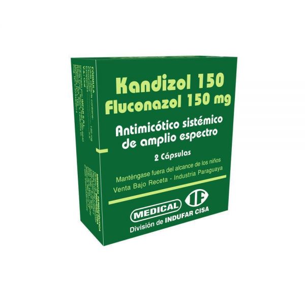 KANDIZOL 150MG CAPS CAJA X 2