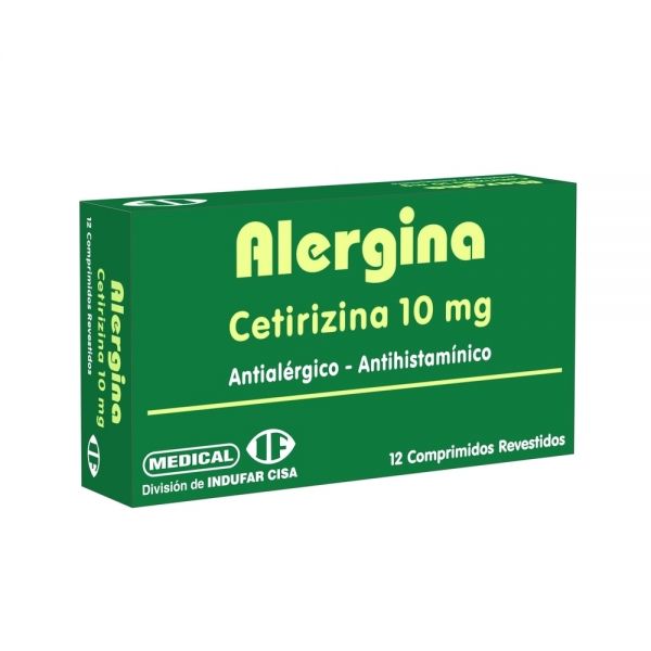 ALERGINA 10 MG CAJA X 12 COMPRIMIDOS