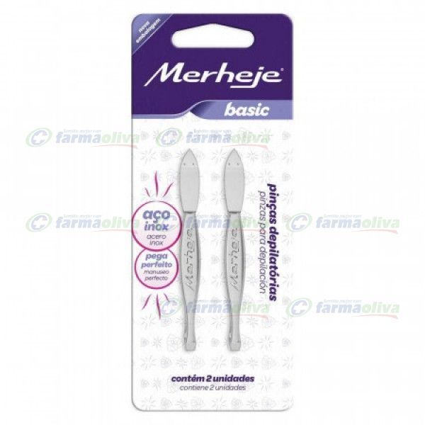 MERHEJE PINZA DEPIL. X 2 UNID. RECTA