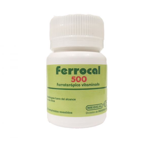 FERROCAL 500MG COMP. CAJA X 20