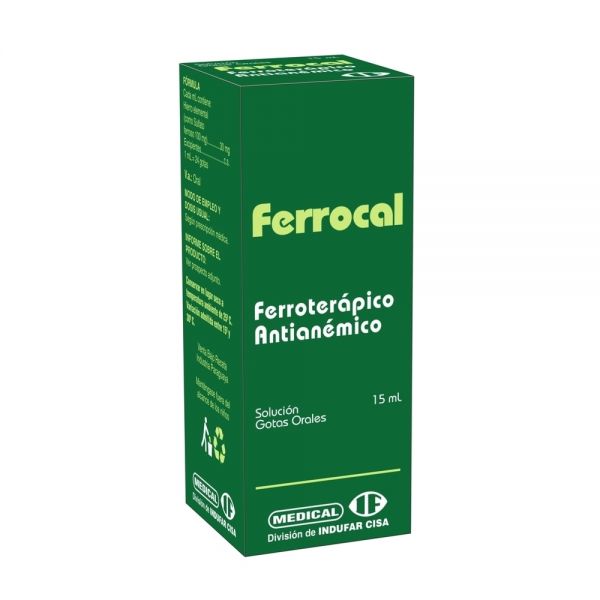 FERROCAL 50MG GT-OR FRASCO X 15ML