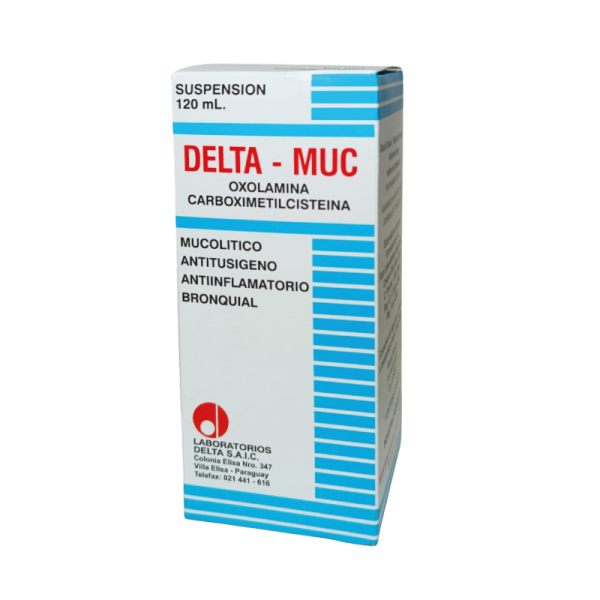 DELTA MUC 5MG JARAB FRASCO X 120ML