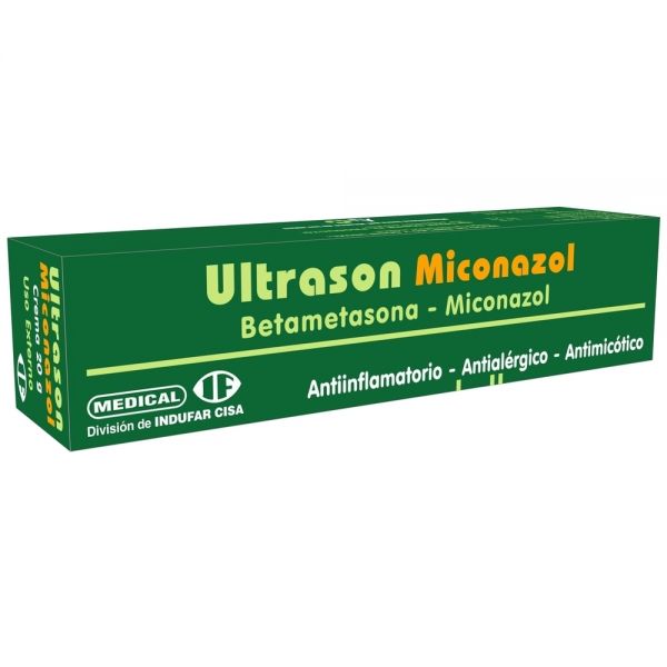 ULTRASON MICONAZOL 1MG CR-DR ENVASE X 20GR