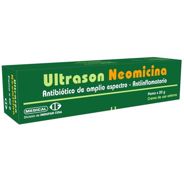 ULTRASON NEOMICINA 1MG CR-DR ENVASE X 20GR