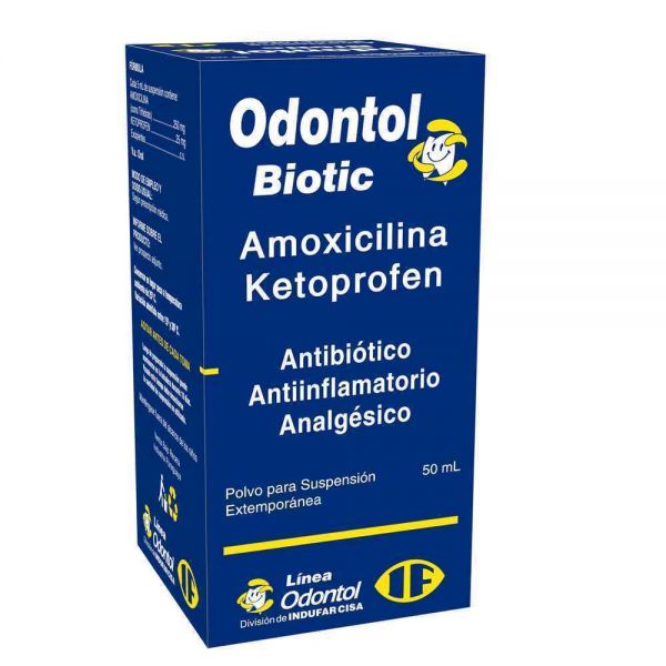 ODONTOL BIOTIC NF 250MG SP-OR FRASCO X 50ML