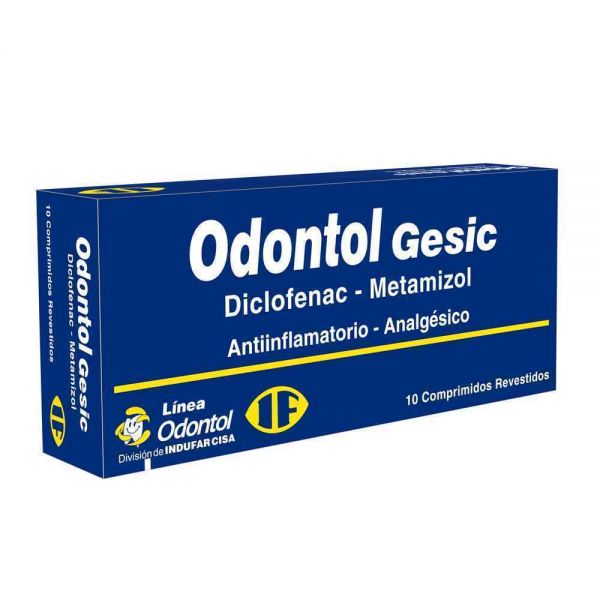 ODONTOL GESIC EXHIBIDOR 50MG CO-RV BLISTER X 10