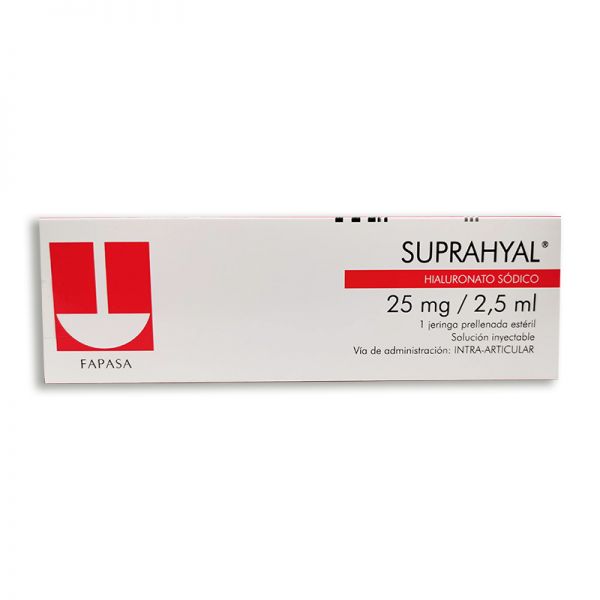 SUPRAHYAL 25MG SUBCT JERINGA PRELLENADA X 2.5ML