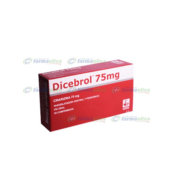 DICEBROL 75MG TABL. CAJA X 20