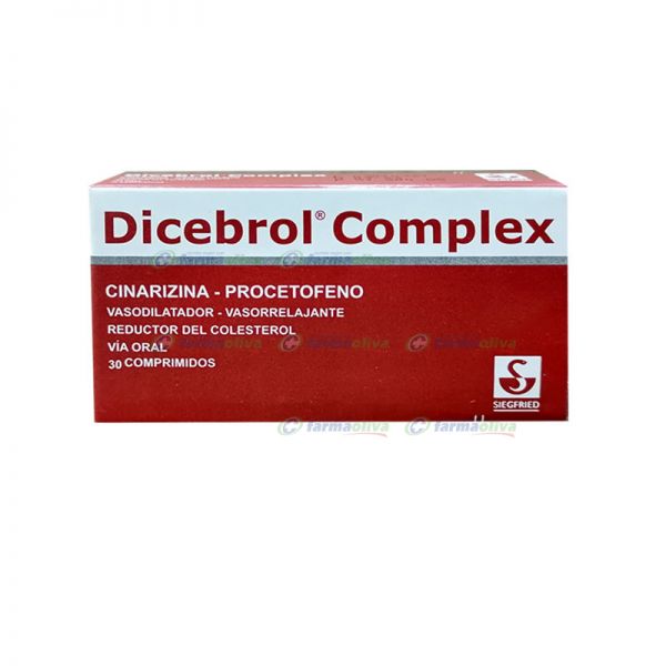 DICEBROL COMPLEX 2.5MG TABL. CAJA X 30