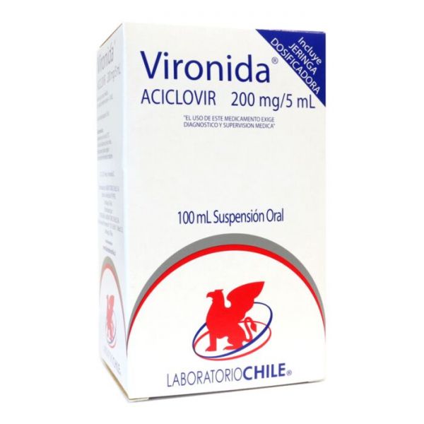 VIRONIDA 200MG/5ML SP-OR ENVASE X 100ML
