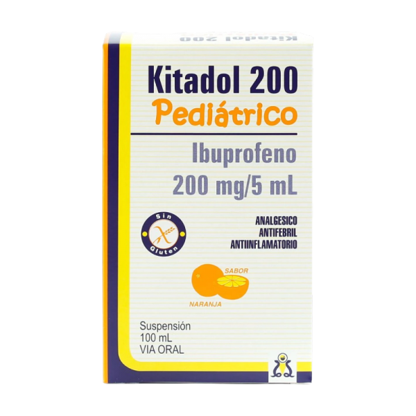 KITADOL 200 MG PEDIATRICO ENVASE X 100ML