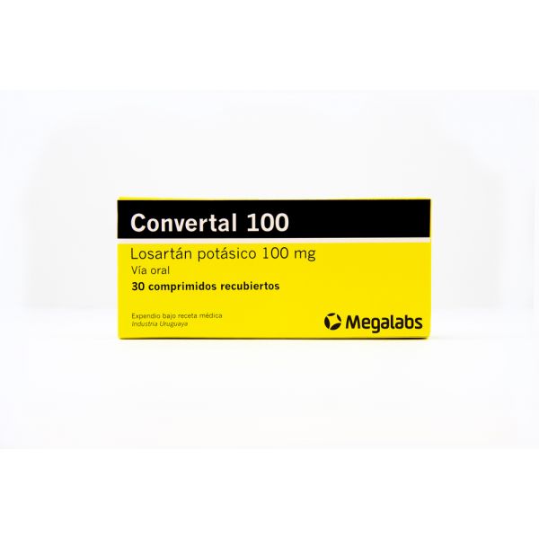CONVERTAL 100 MG CAJA X 30 COMPRIMIDOS