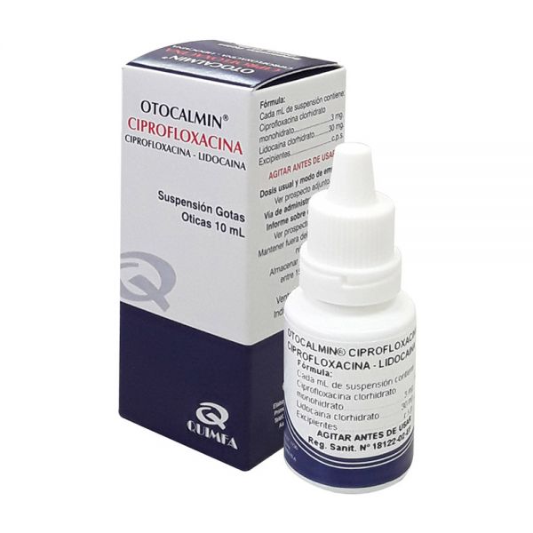 OTOCALMIN CIPROFLO 0.05GR GT-OT FRASCO X 10ML