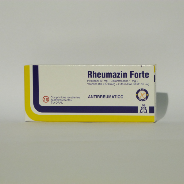 RHEUMAZIN FORTE 250MG TABL. CAJA X 10