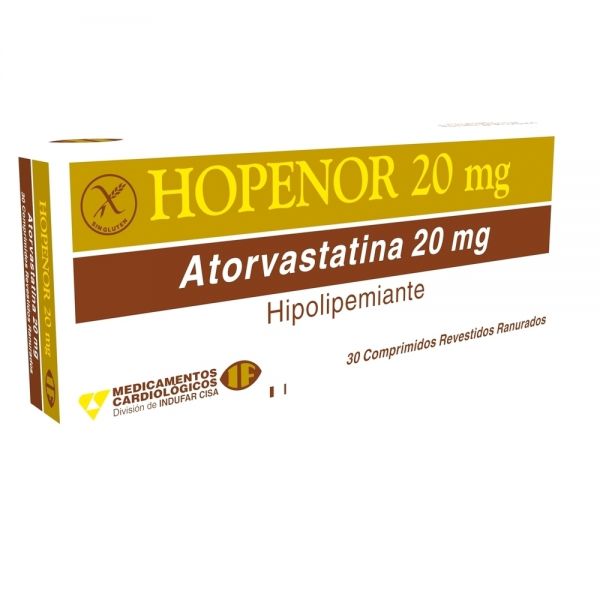 HOPENOR 20MG T-REC CAJA X 30
