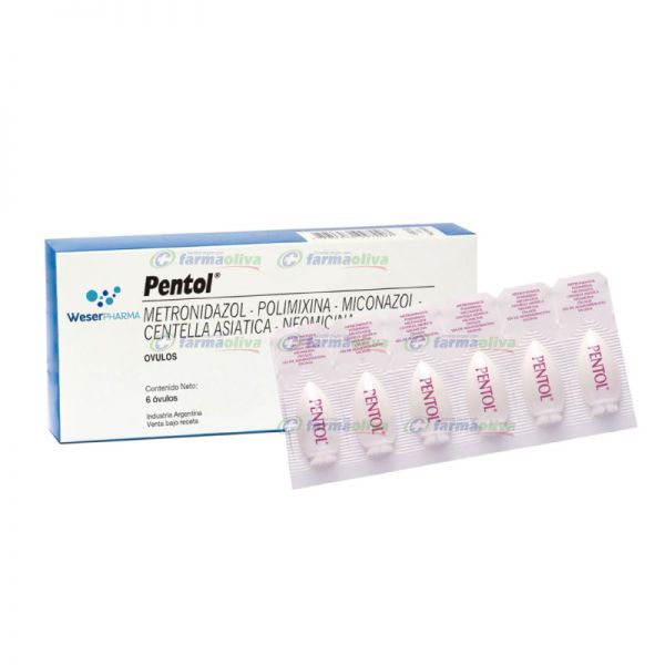 PENTOL OVULO CAJA X 6