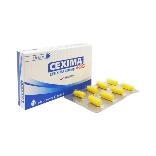 CEXIMA 400MG CAPS CAJA X 8