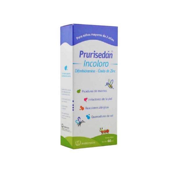PRURISEDAN INCOLORO LOCIO ENVASE X 60ML