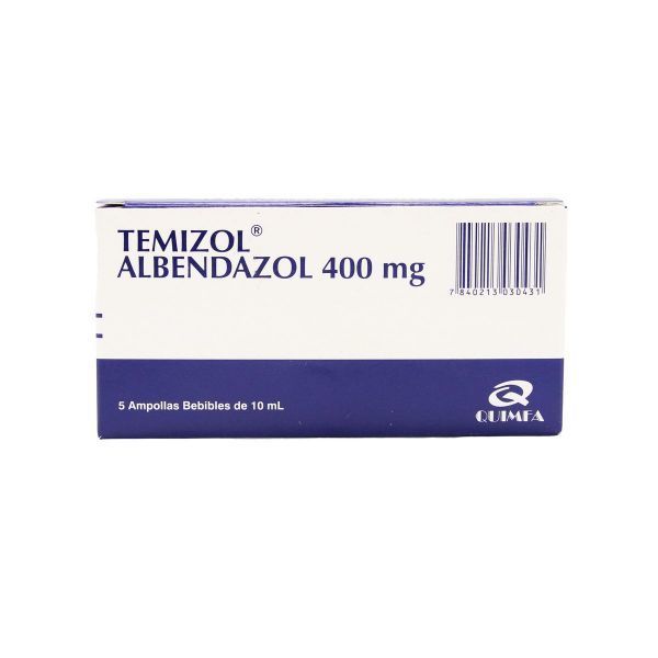 TEMIZOL 10ML AMP-B FRASCO AMPOLLA X 5