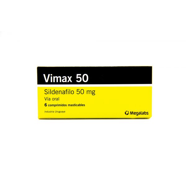 VIMAX 50MG TAB-M CAJA X 6