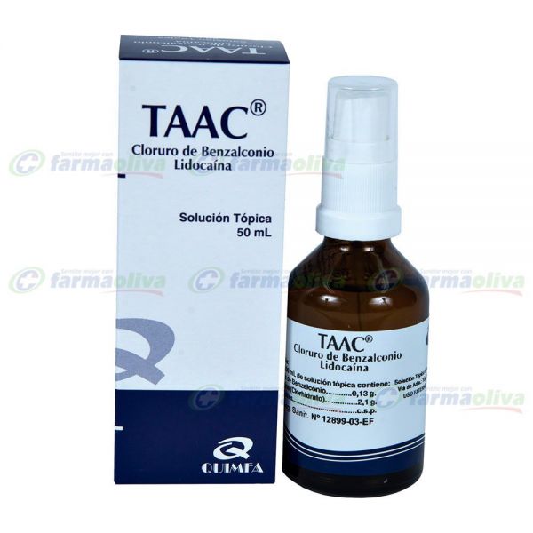 TAAC SOLUCION TOPICA FRASCO X 50 ML