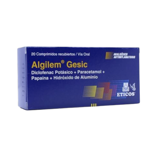 ALGILEM GESIC 50MG T-REC CAJA X 20