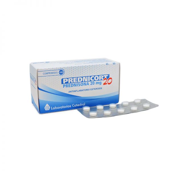 PREDNICORT 20MG (100) TIRA X 10 COMPR