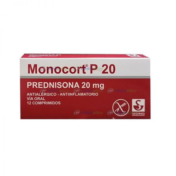 MONOCORT P 20MG COMP. CAJA X 12