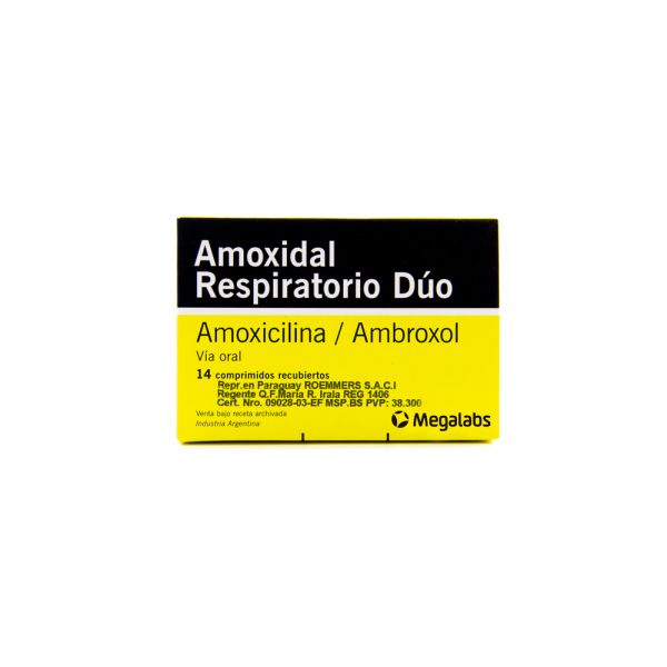 AMOXIDAL DUO CO-RV CAJA X 14